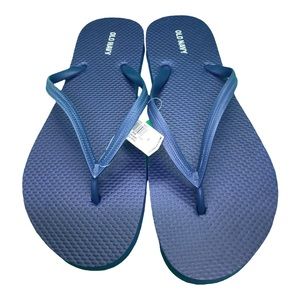 Navy Blue Womens  Or Mens Old Navy Flip Flops NWT Size 10